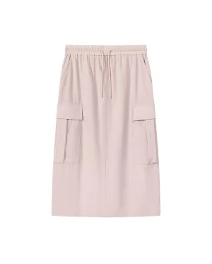 199932-689 | WOMEN'S CARGO MIDI SKIRT | WHISPER PINK/WHIT