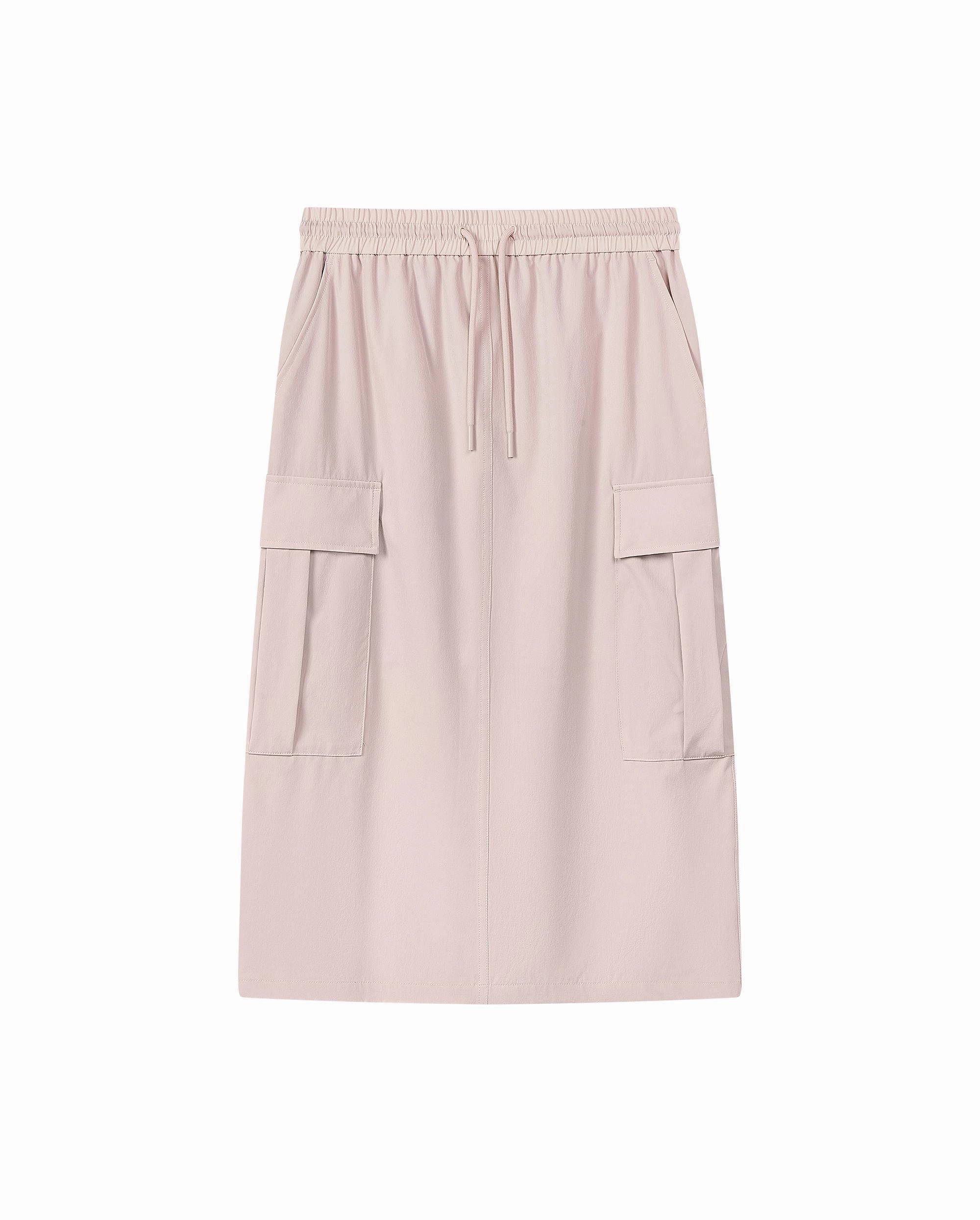 199932-689 | WOMEN'S CARGO MIDI SKIRT | WHISPER PINK/WHIT