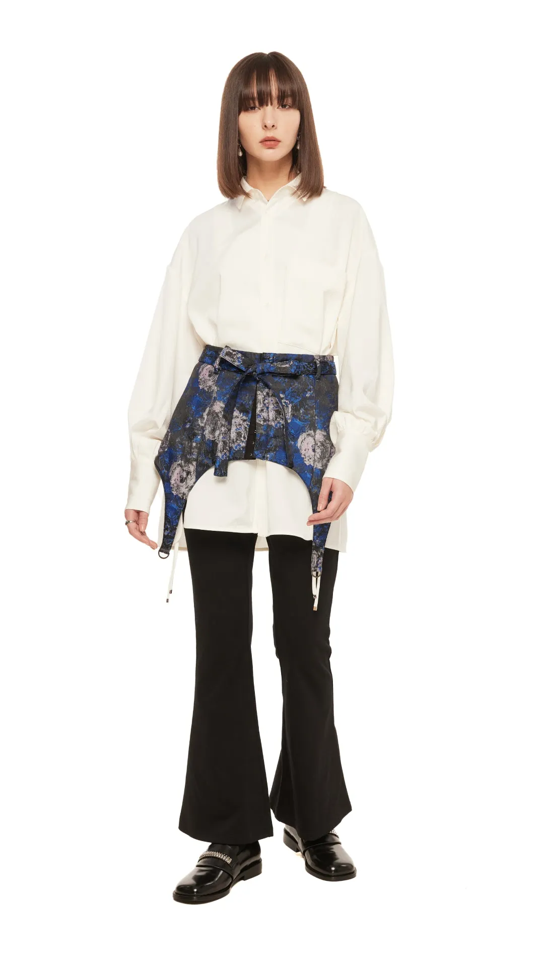 2 In 1 Jacquard Mini Skirt