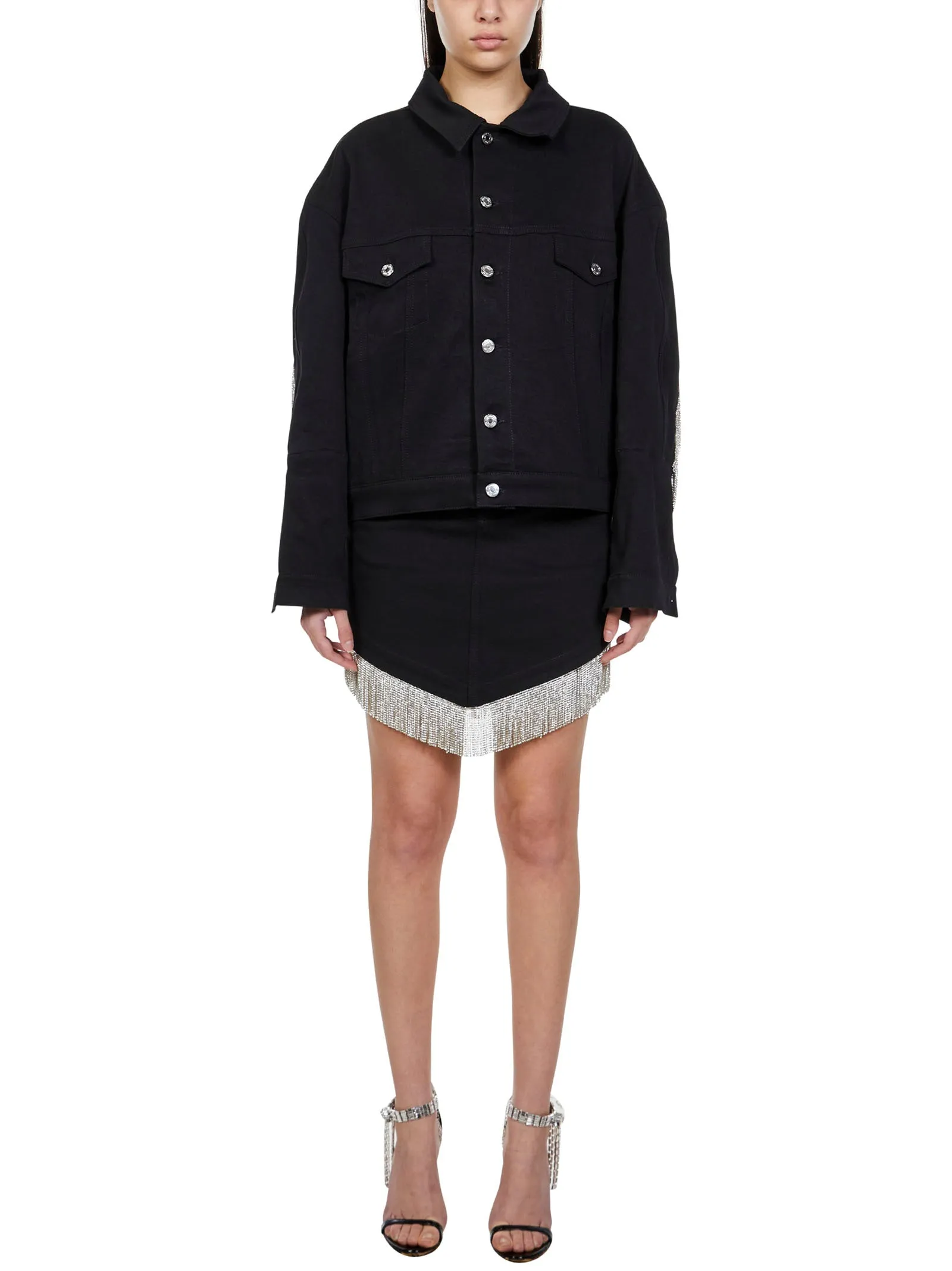 Alexandre Vauthier Fringed Mini Skirt