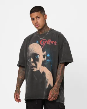 American Thrift X The Lord of The Rings Heavyweight Gollum Vintage T-Shirt Black Wash