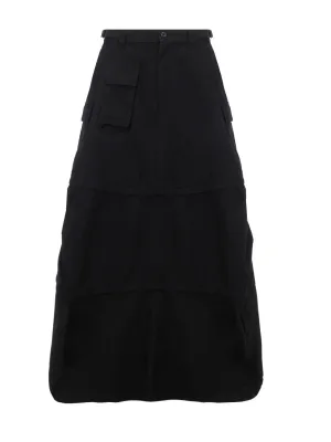 Balenciaga Multi-Pocket Midi Skirt