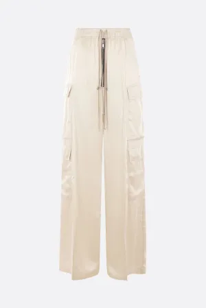 Belas cargo trousers in satin