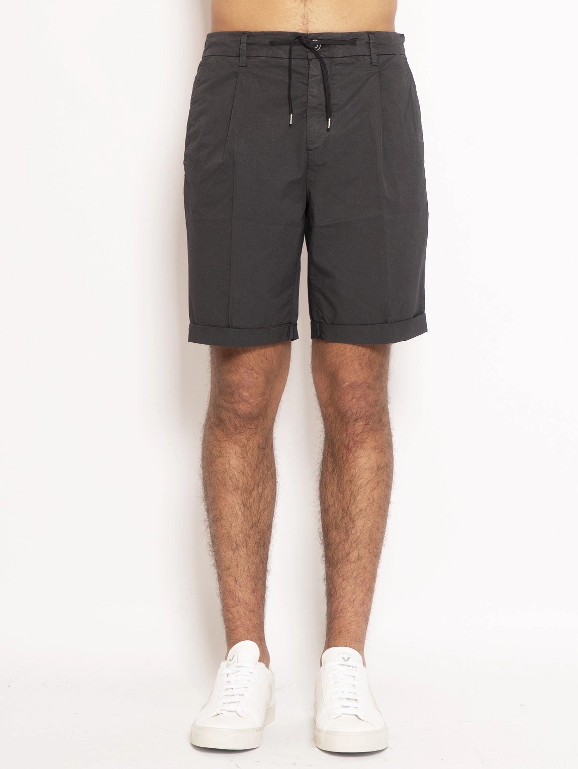 Bermuda with Drawstring Gray