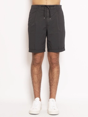 Bermuda with Drawstring Gray