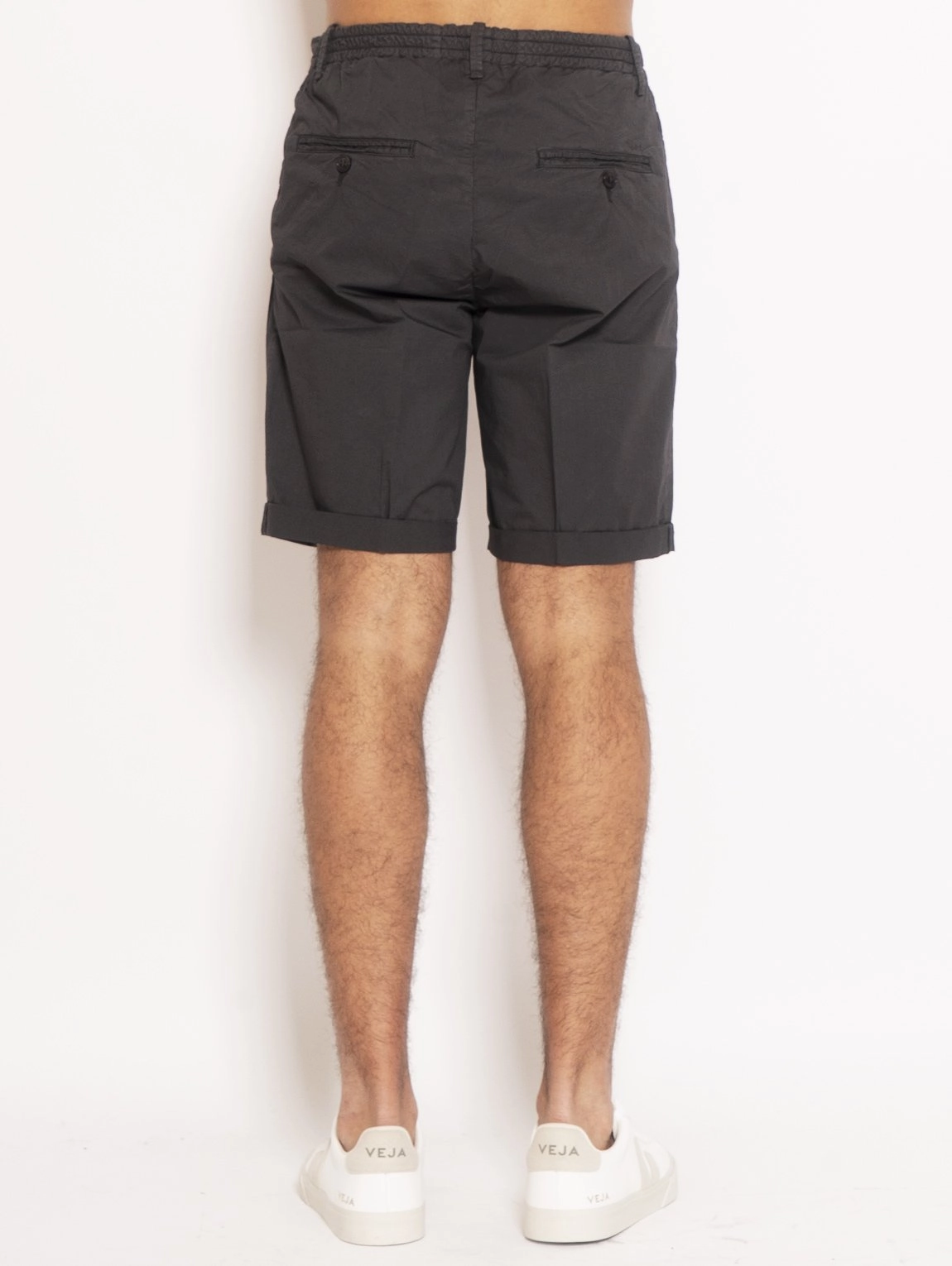 Bermuda with Drawstring Gray