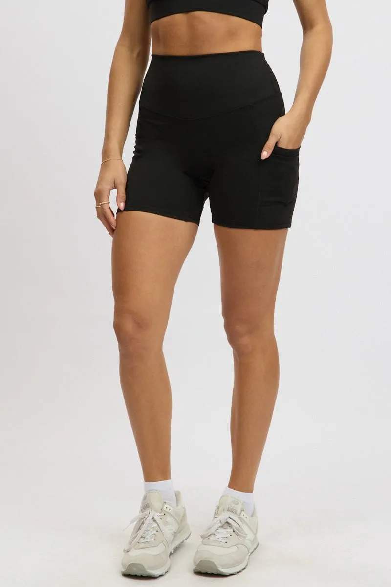 Black Bike Shorts