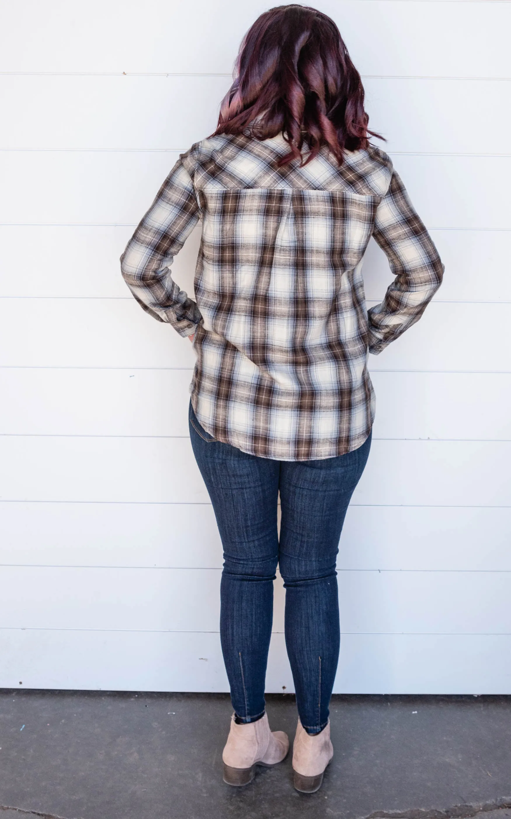Boyfriend Flannel Shirt - Final Sale*