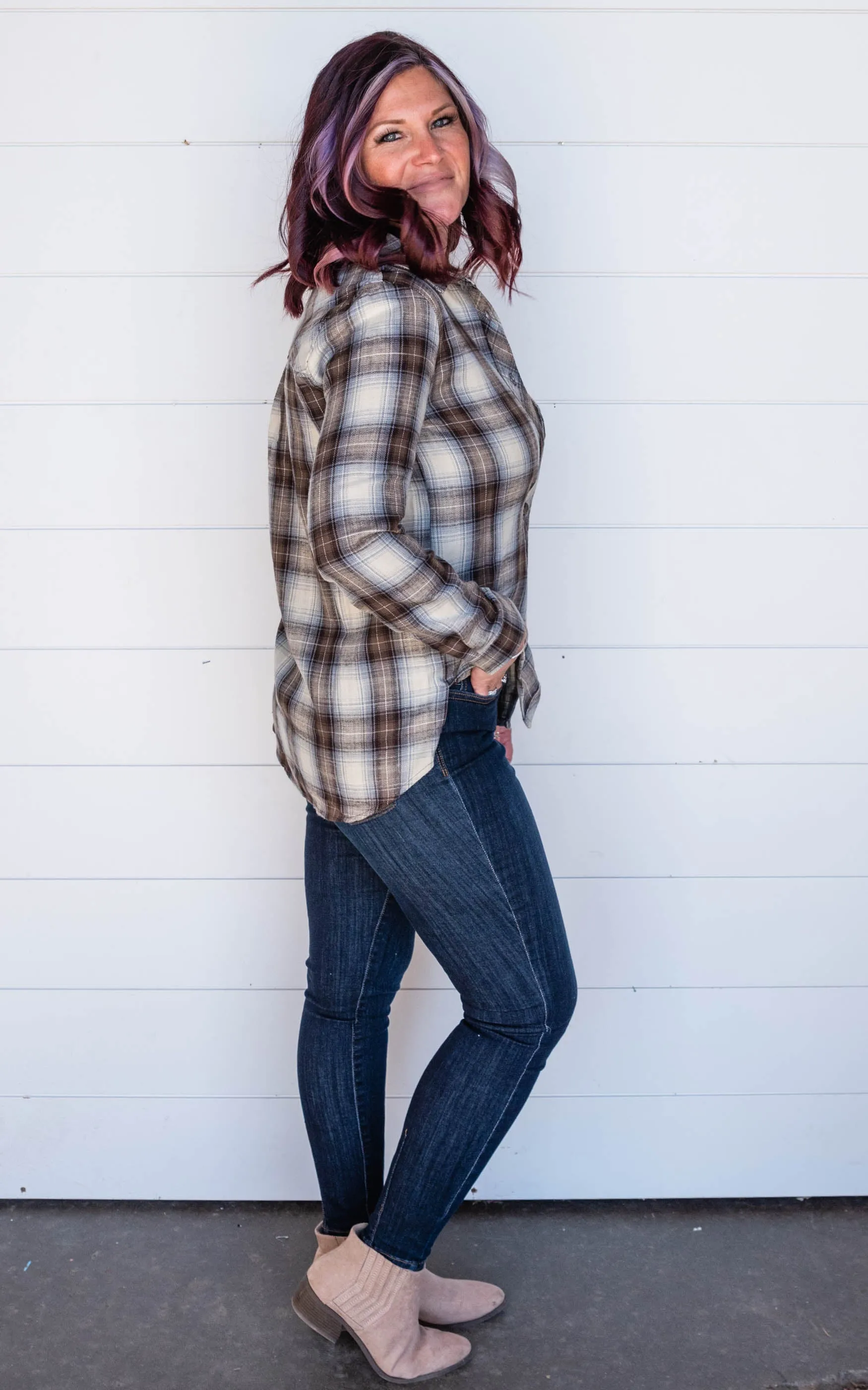 Boyfriend Flannel Shirt - Final Sale*