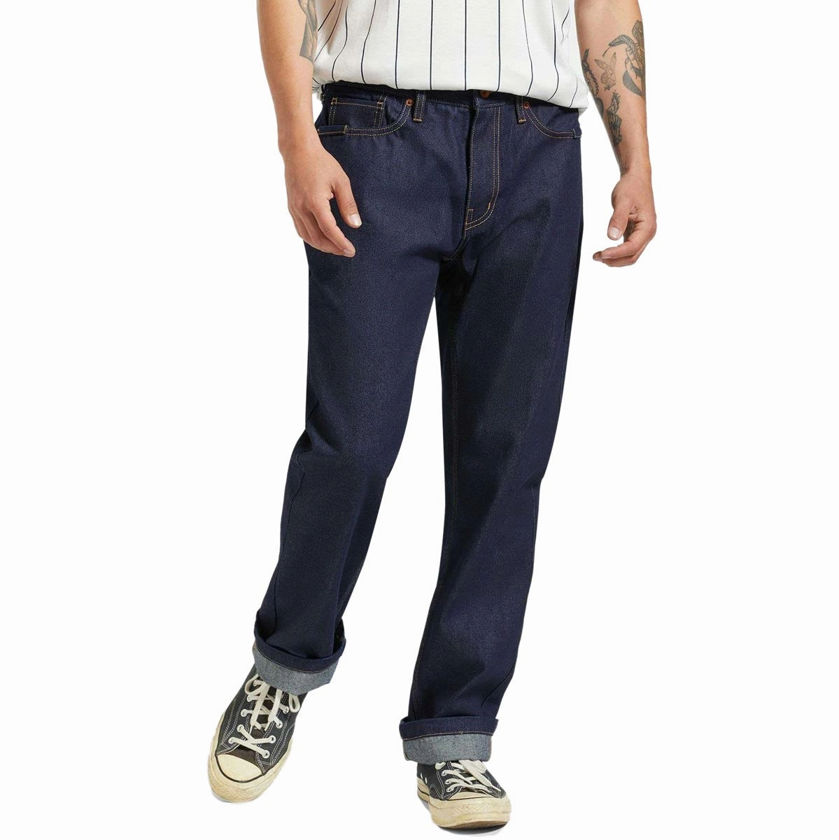 Brixton Builders 5 Pocket Jeans - Rinse Denim