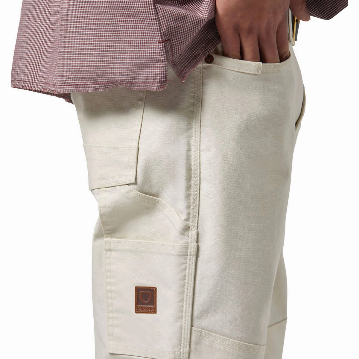 Brixton Builders Carpenter Pants - Egret White