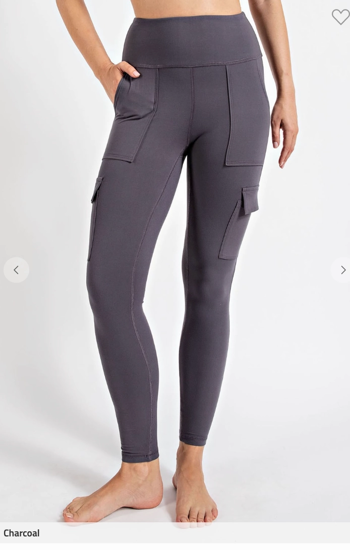BUTTER HI WAIST CARGO YOGA PANTS  - Rae Mode | FINAL SALE