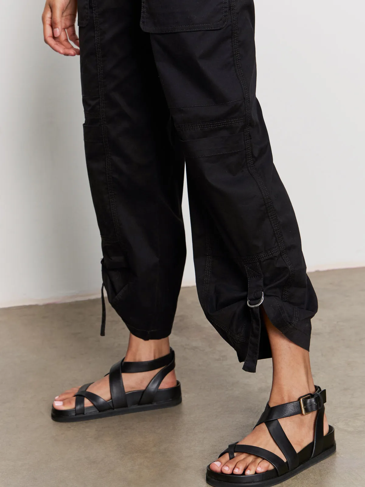 Cali Cargo Standard Rise Pant Black