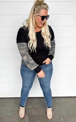 Camo Tunic Top - Final Sale
