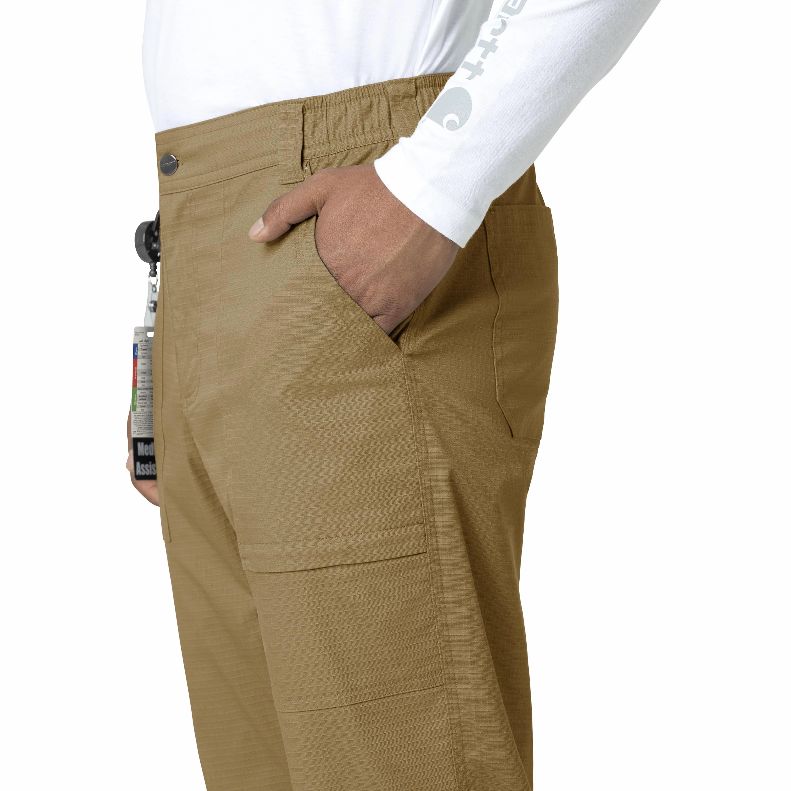 Carhartt Rugged Flex Ripstop Men's Straight Leg Scrub Pant - Dijon
