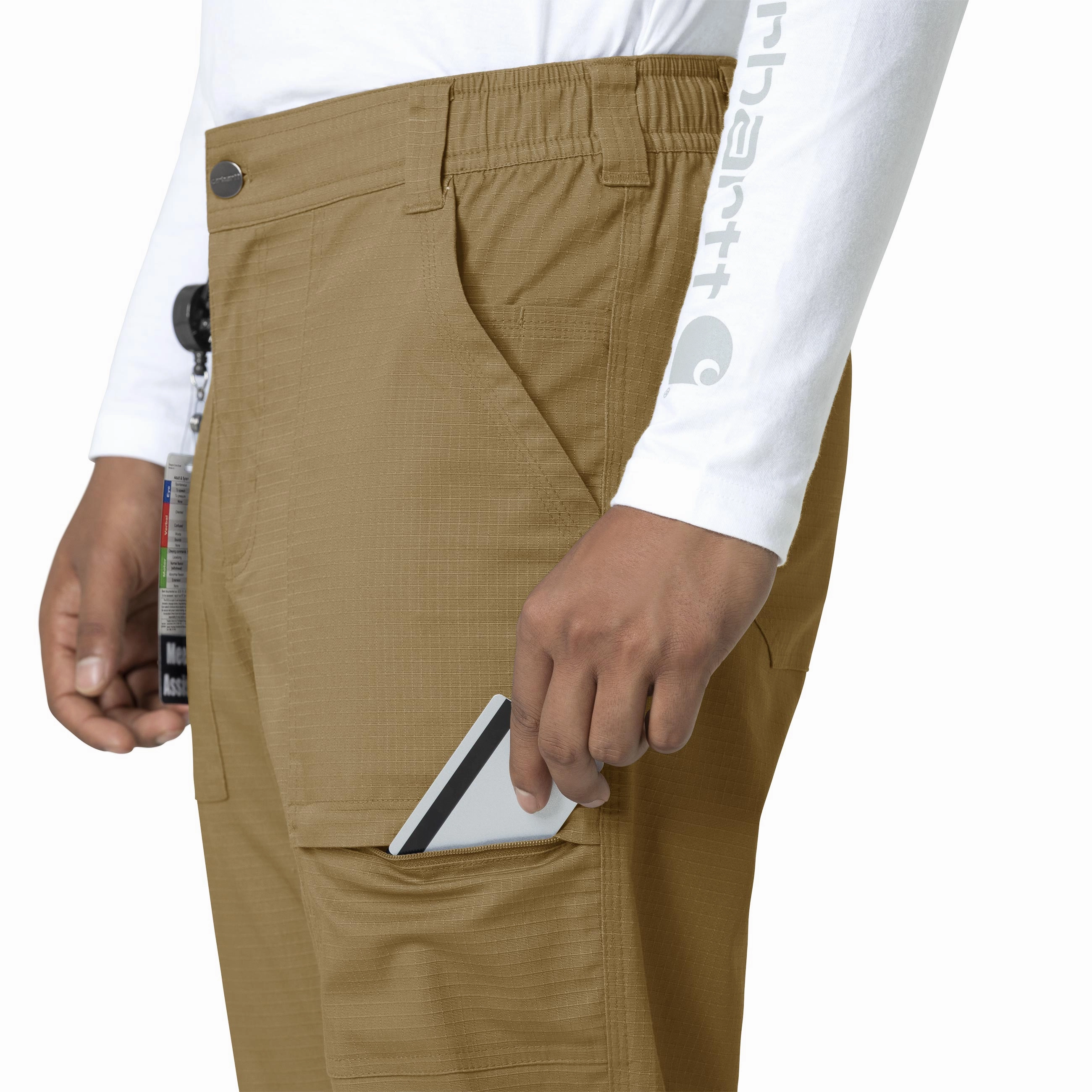 Carhartt Rugged Flex Ripstop Men's Straight Leg Scrub Pant - Dijon