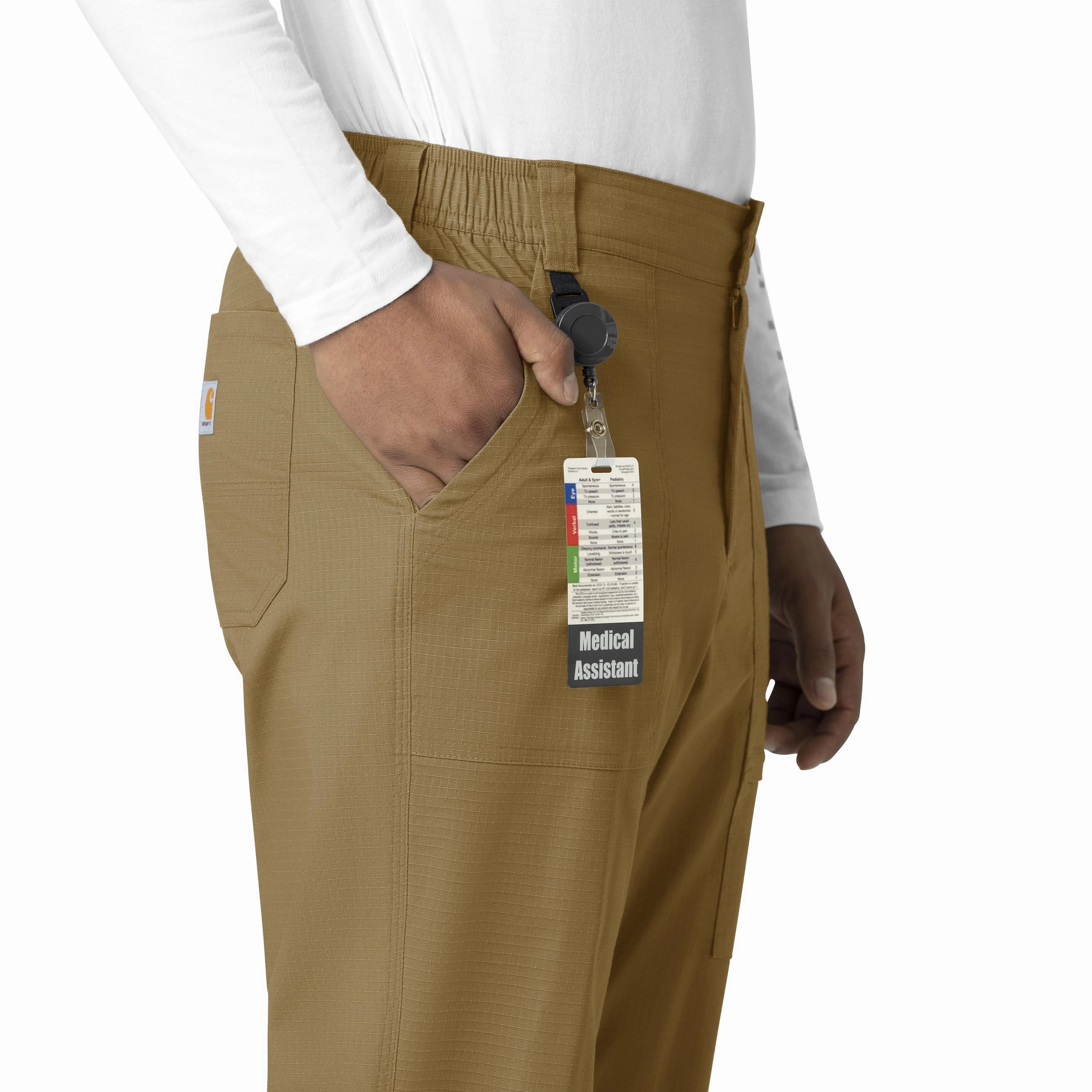 Carhartt Rugged Flex Ripstop Men's Straight Leg Scrub Pant - Dijon