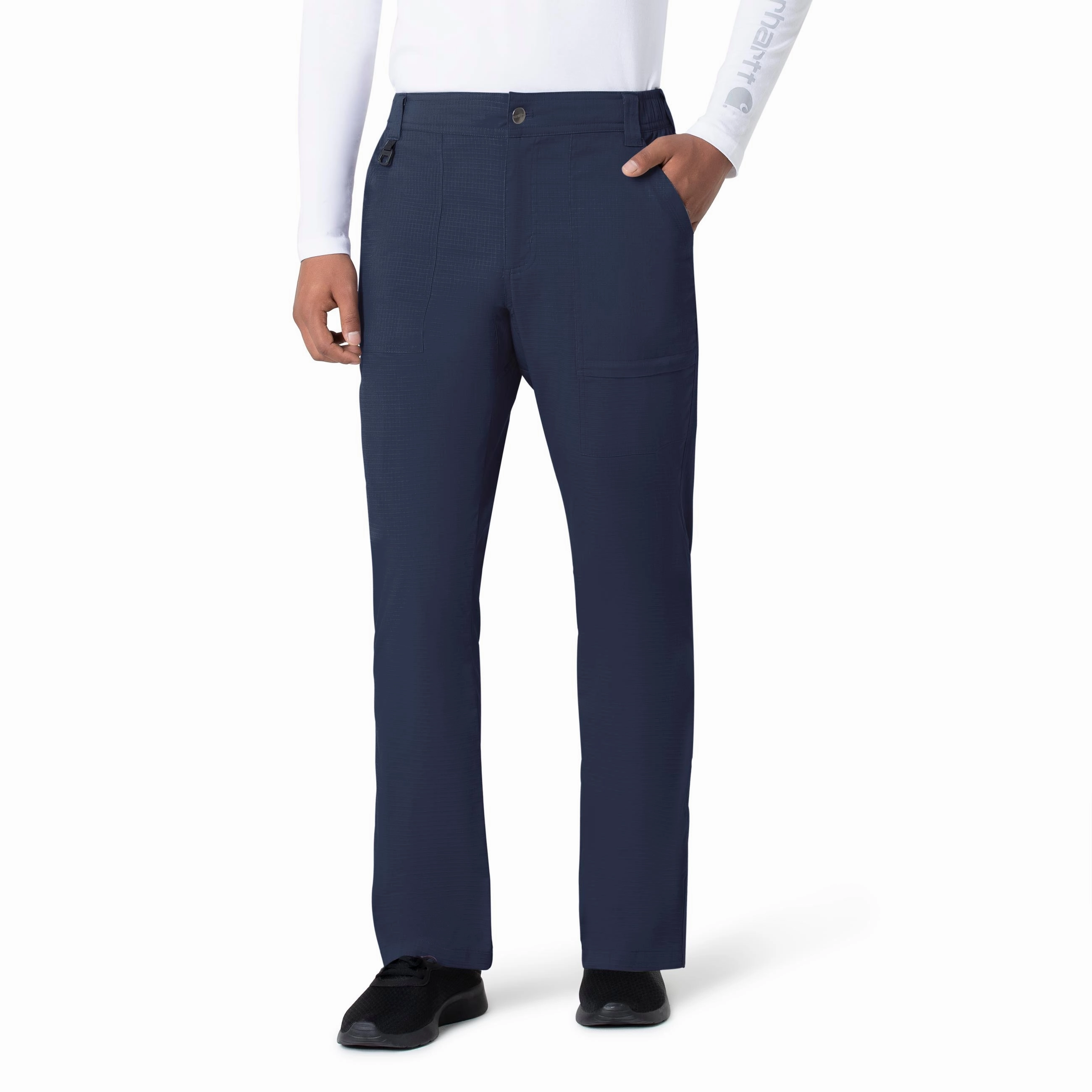 Carhartt Rugged Flex Ripstop Men's Straight Leg Scrub Pant - Navy