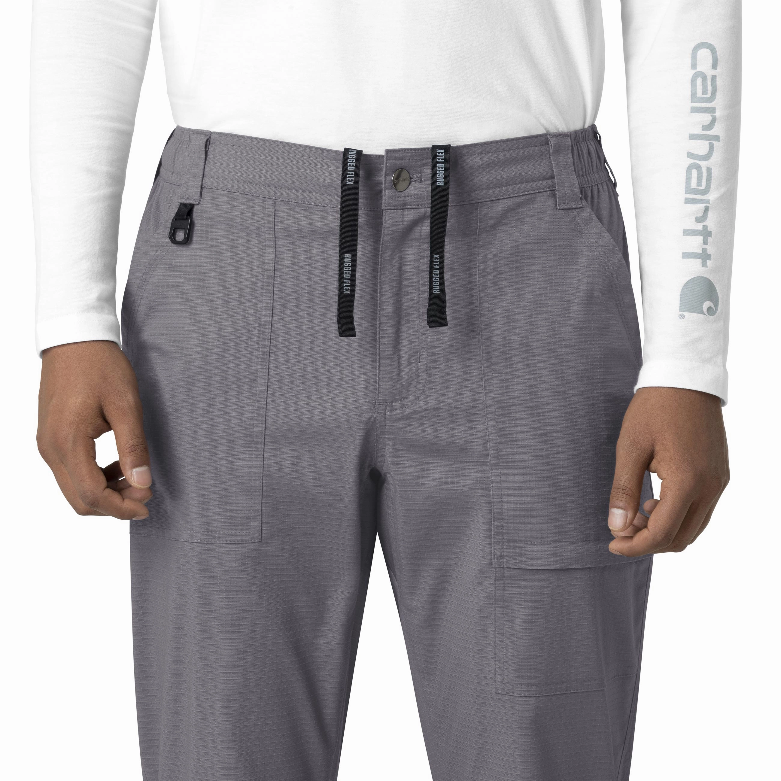 Carhartt Rugged Flex Ripstop Men's Straight Leg Scrub Pant - Pewter