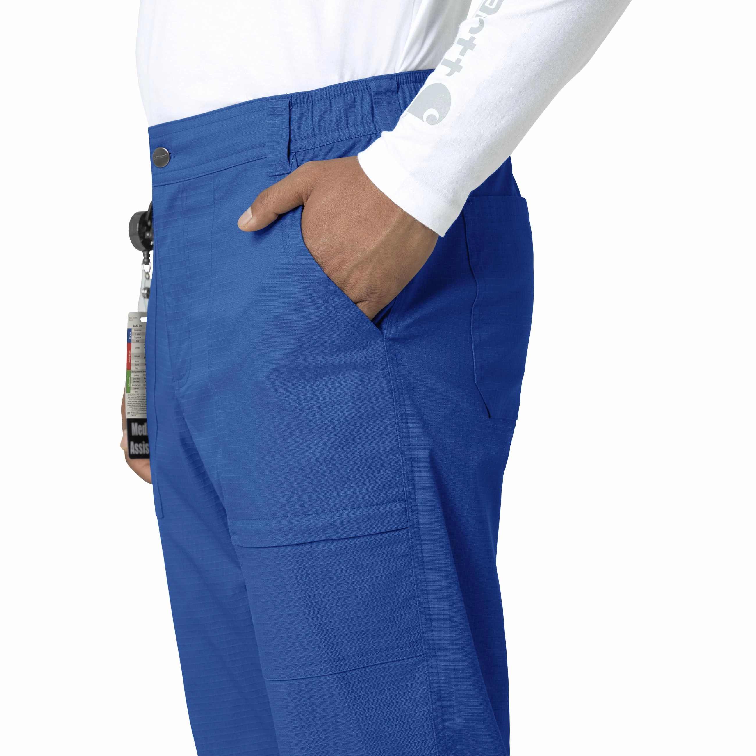 Carhartt Rugged Flex Ripstop Men's Straight Leg Scrub Pant - Royal