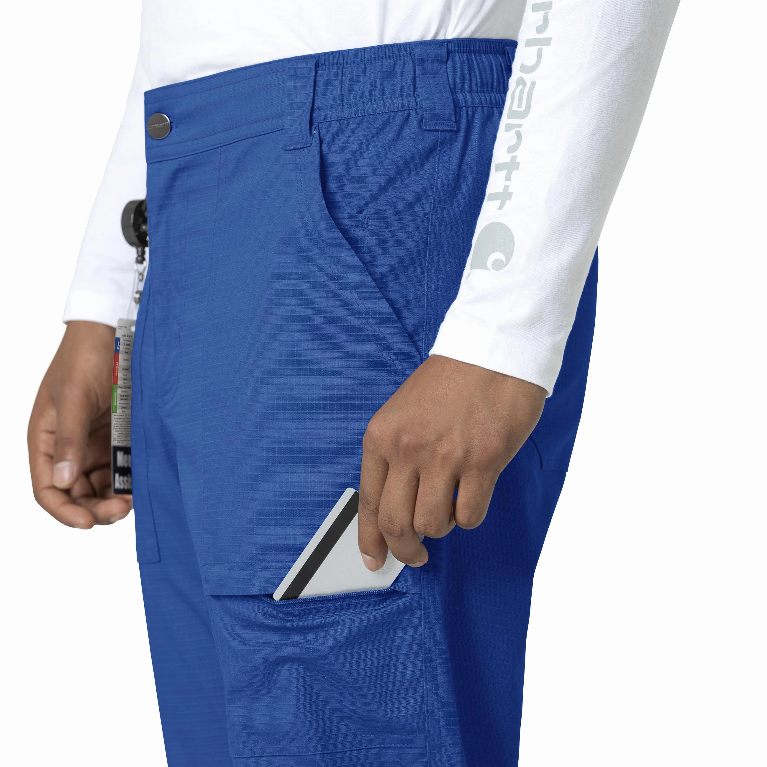 Carhartt Rugged Flex Ripstop Men's Straight Leg Scrub Pant - Royal