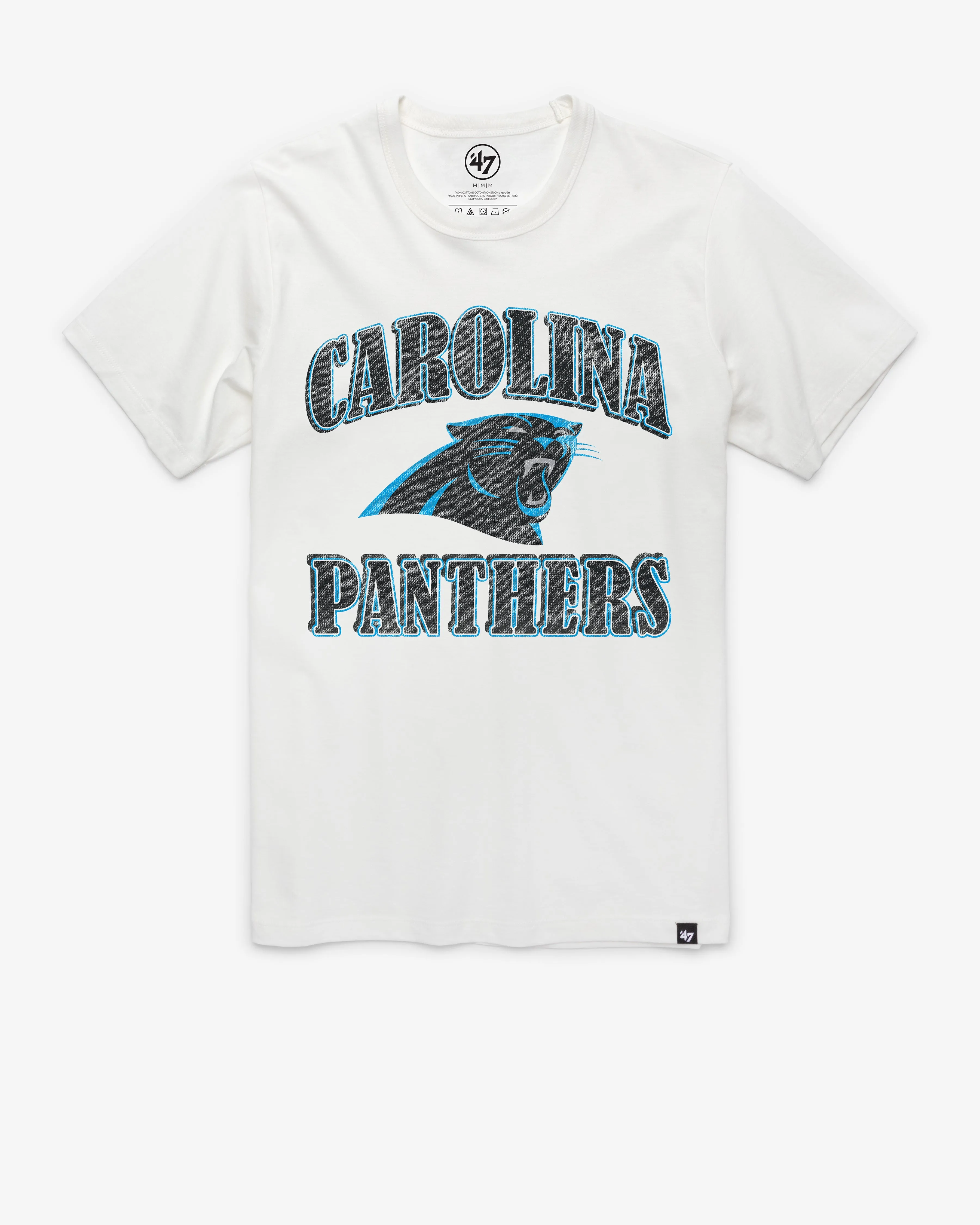 CAROLINA PANTHERS OVERRUN '47 FRANKLIN TEE