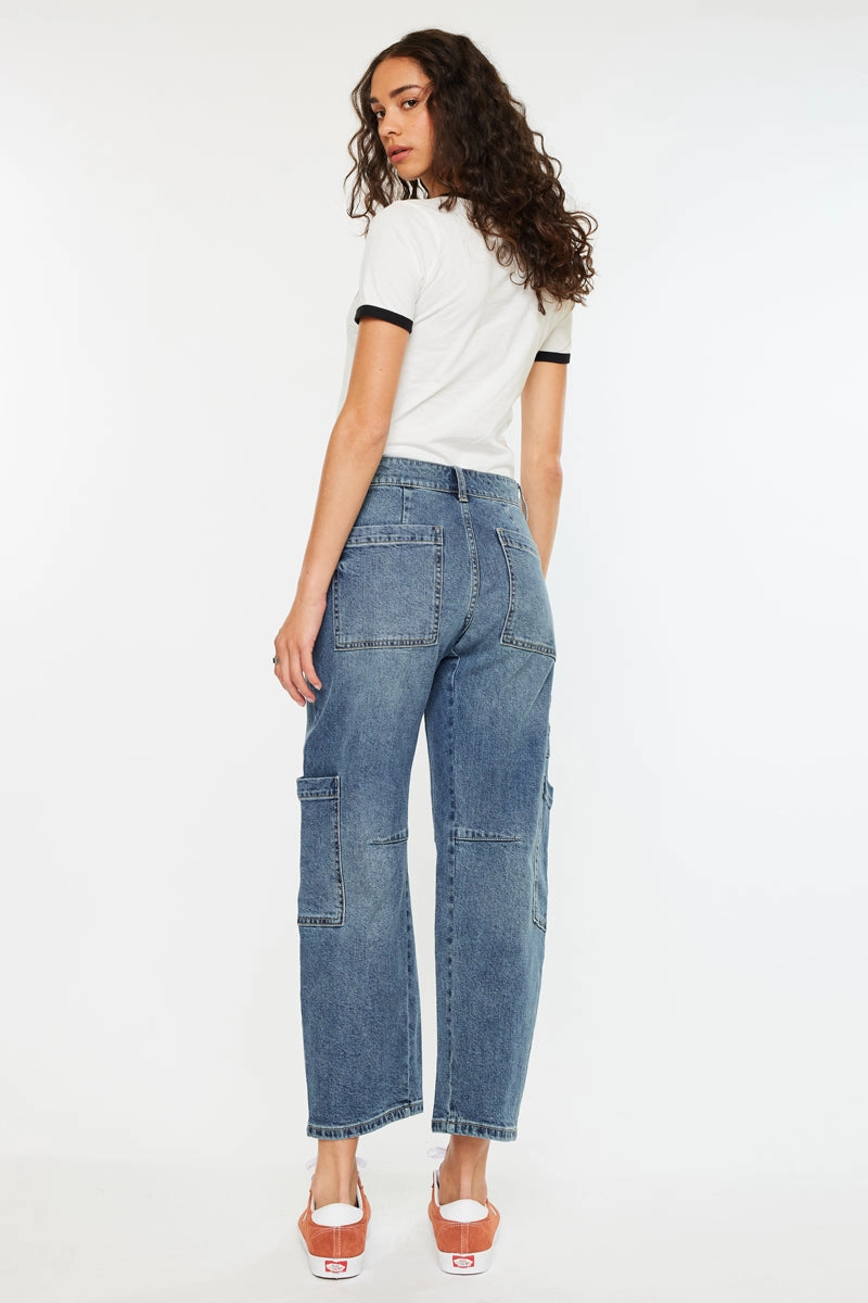 Charly Low Slung Barrel Jeans