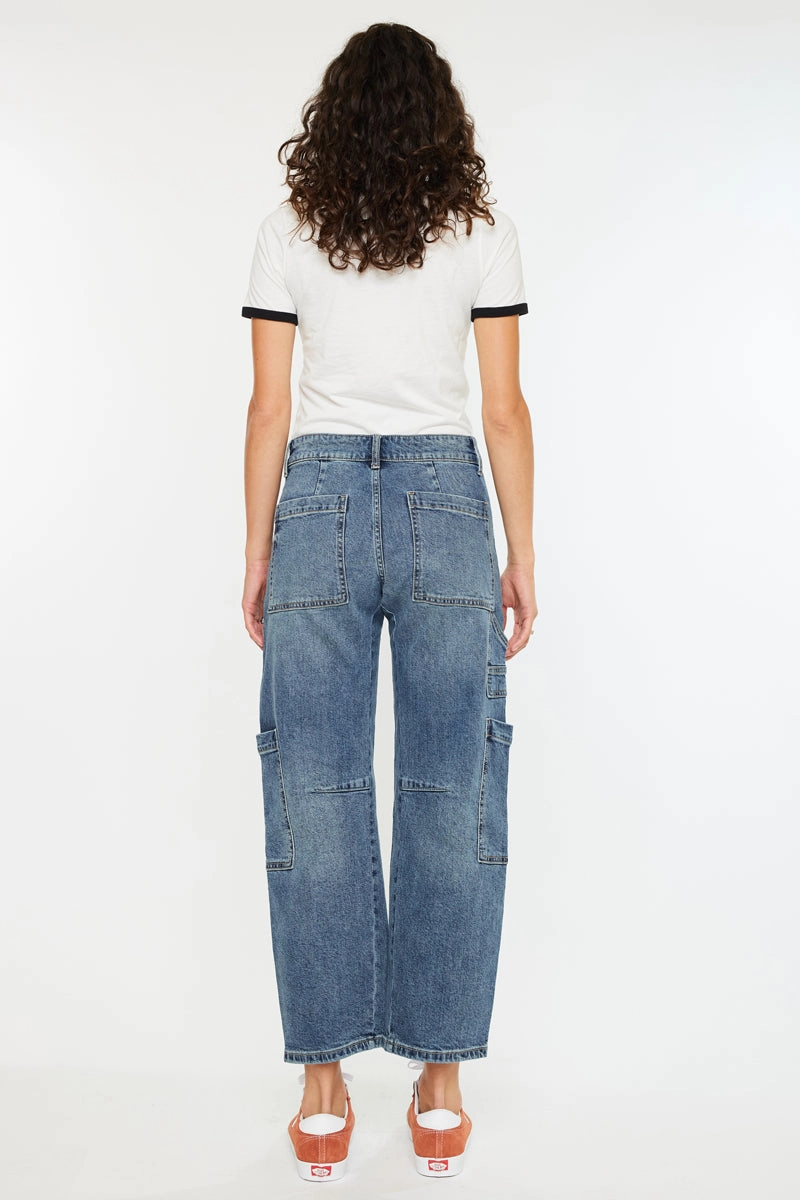 Charly Low Slung Barrel Jeans