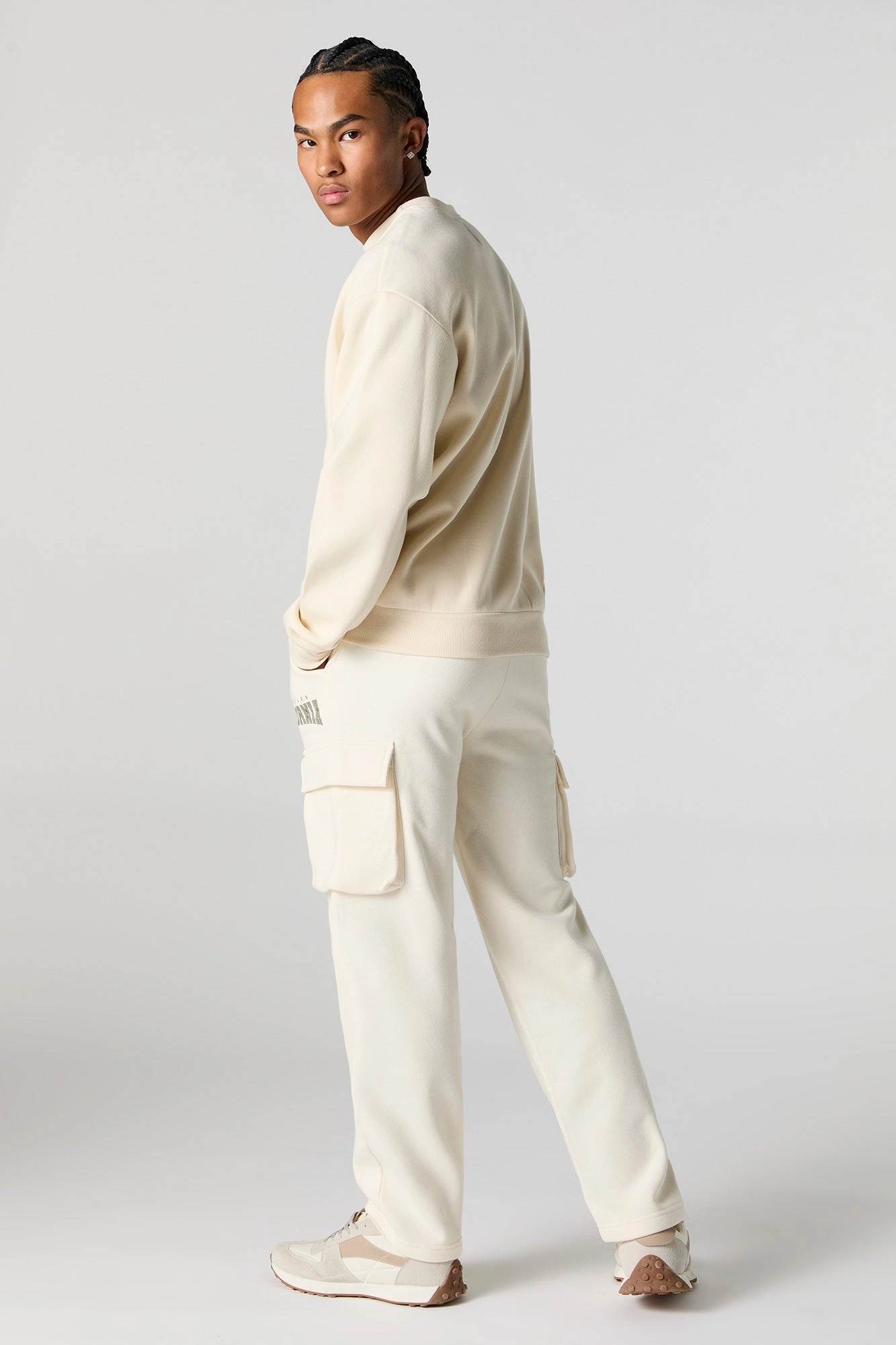 City Graphic Fleece Cargo Sweatpant