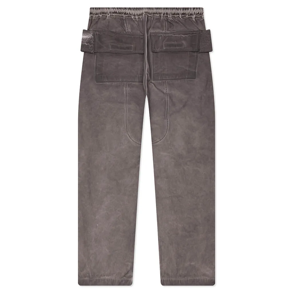 Creatch Wide Cargo Drawstring Pants - Dust