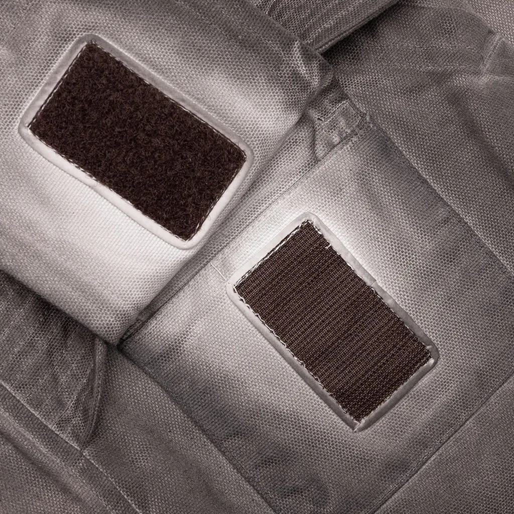 Creatch Wide Cargo Drawstring Pants - Dust