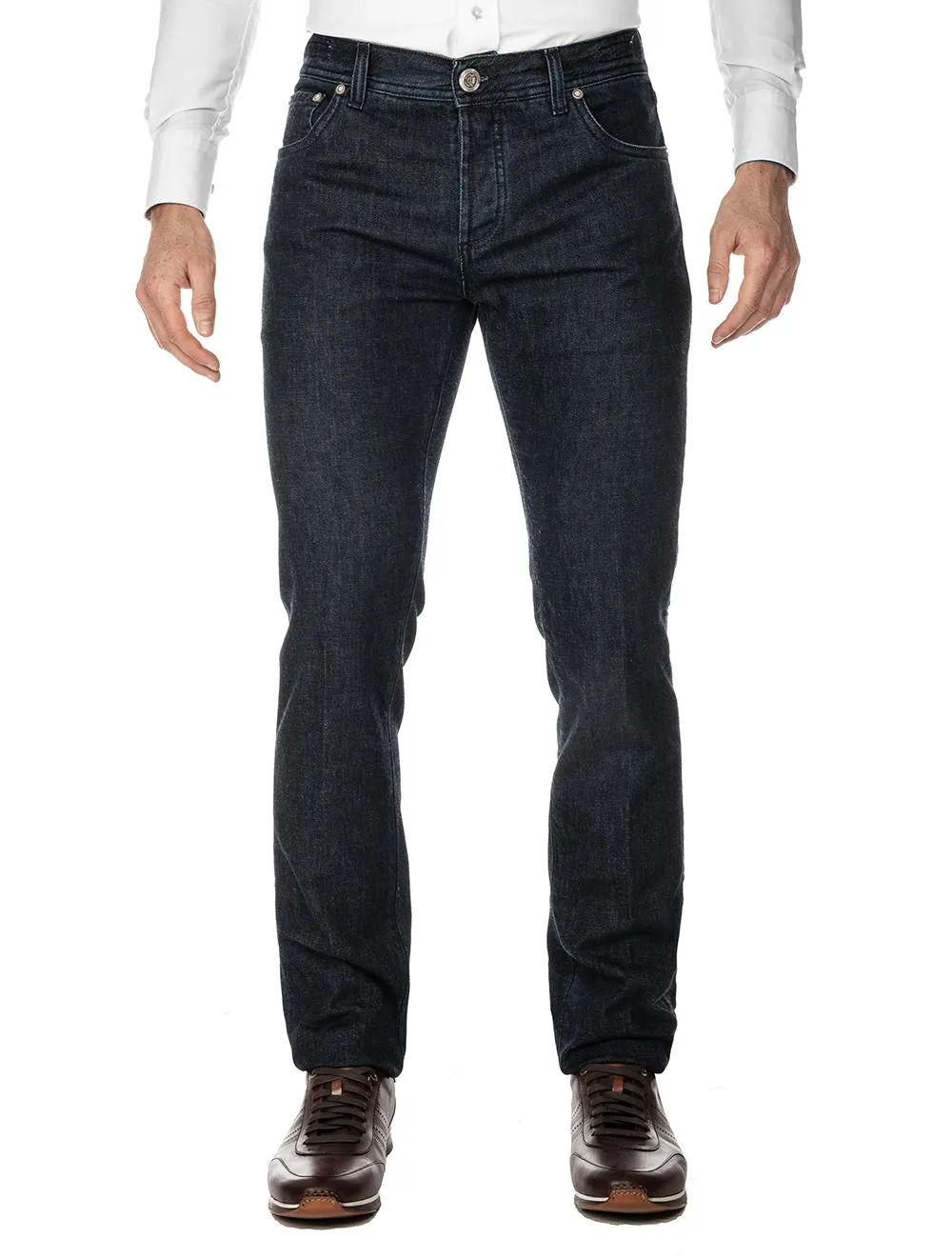 Denim Cashmere Jeans Blue