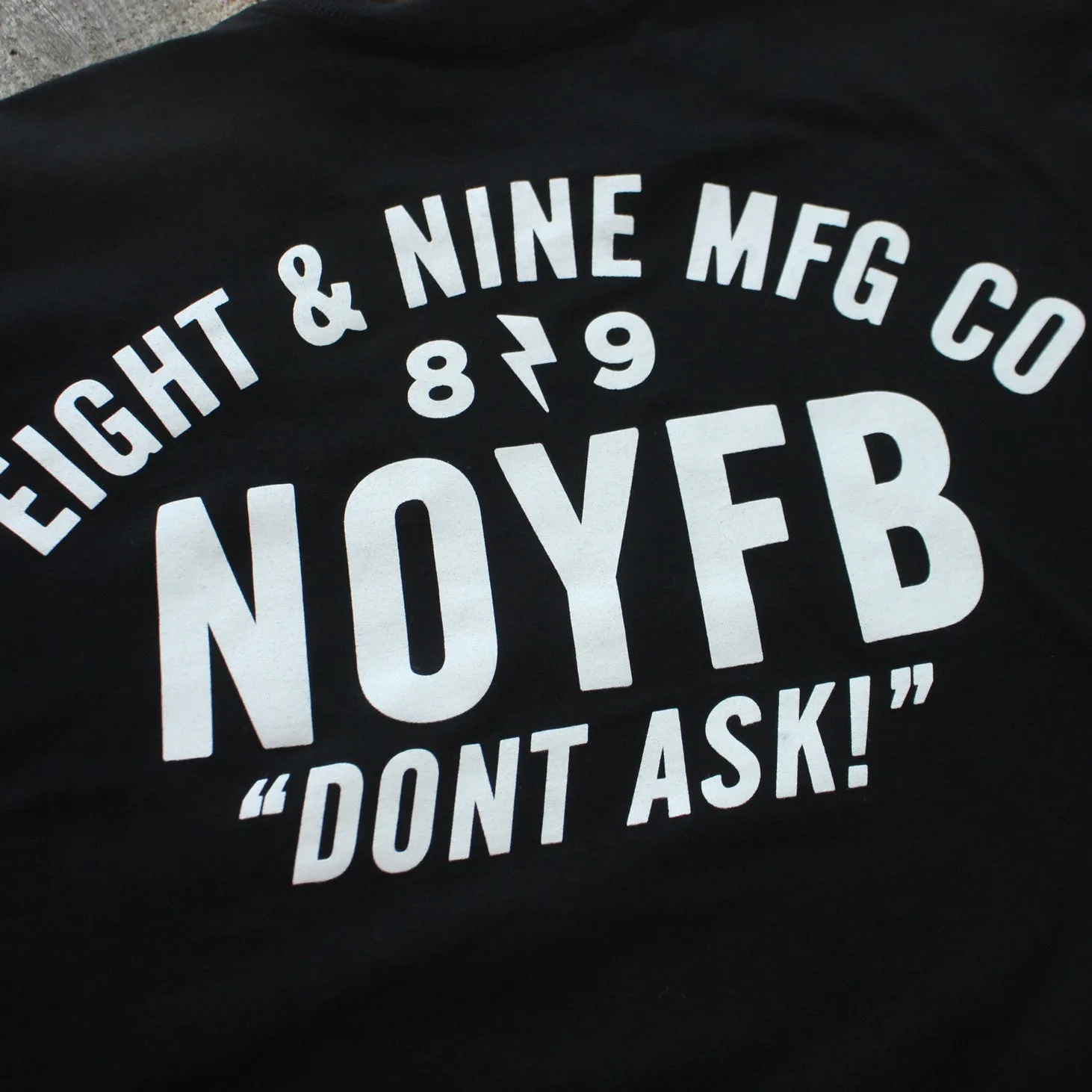 Don't Ask Black T Shirt