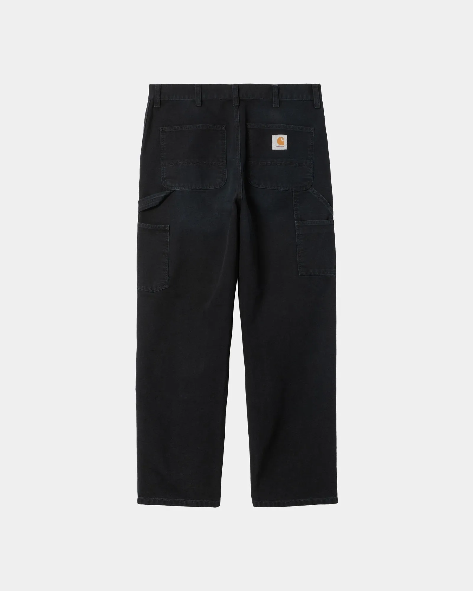Double Knee Pant - Stone Canvas | Black