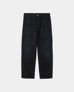 Double Knee Pant - Stone Canvas | Black