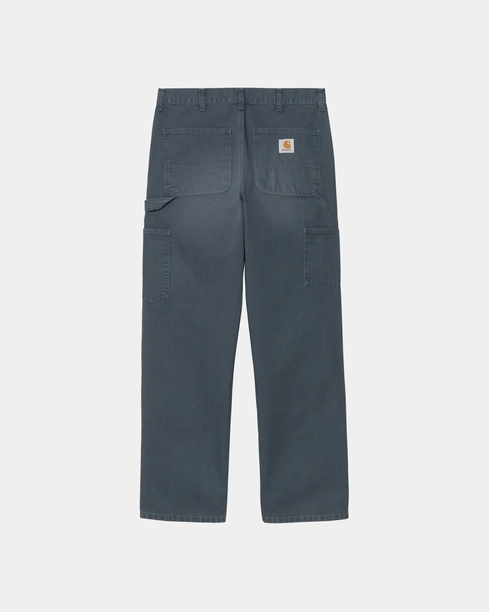 Double Knee Pant - Stone Canvas | Dusky Blue