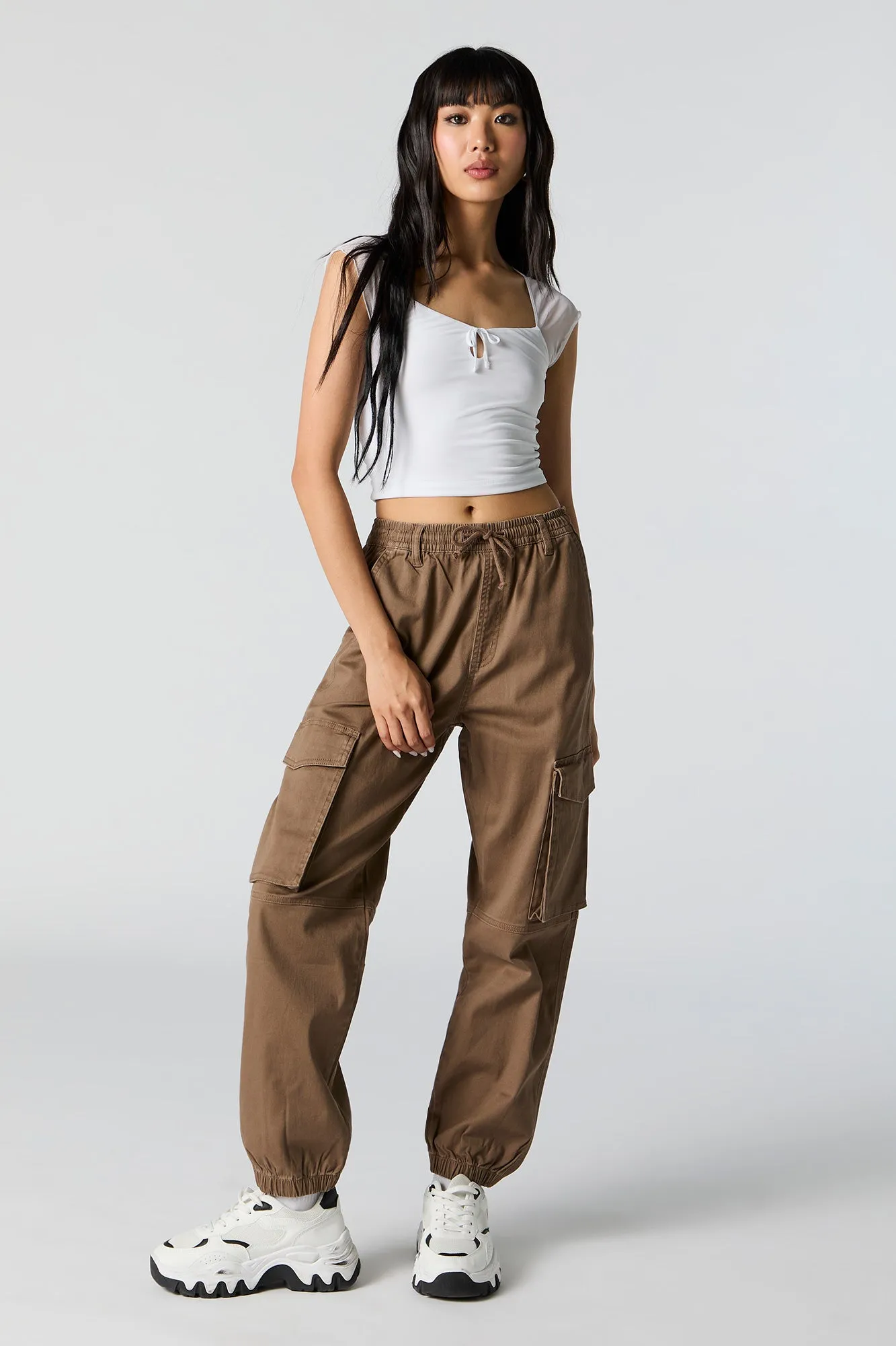 Drawstring Cargo Jogger