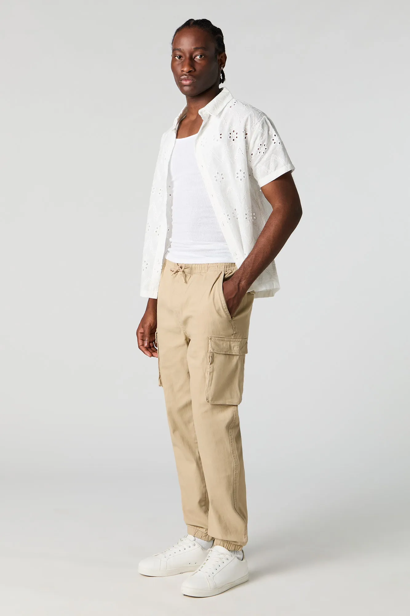 Drawstring Cargo Jogger