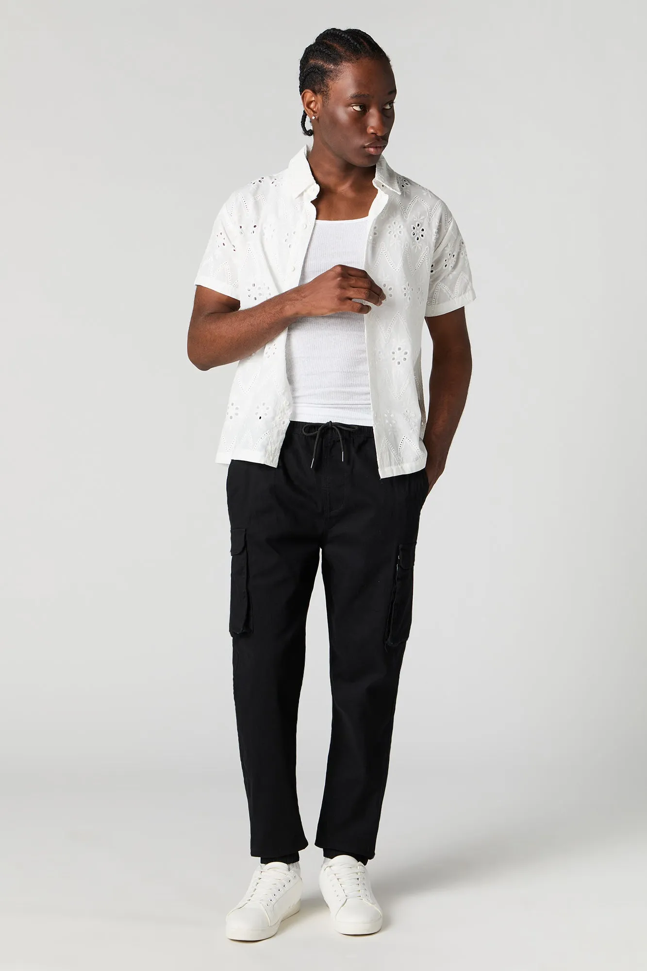 Drawstring Cargo Jogger