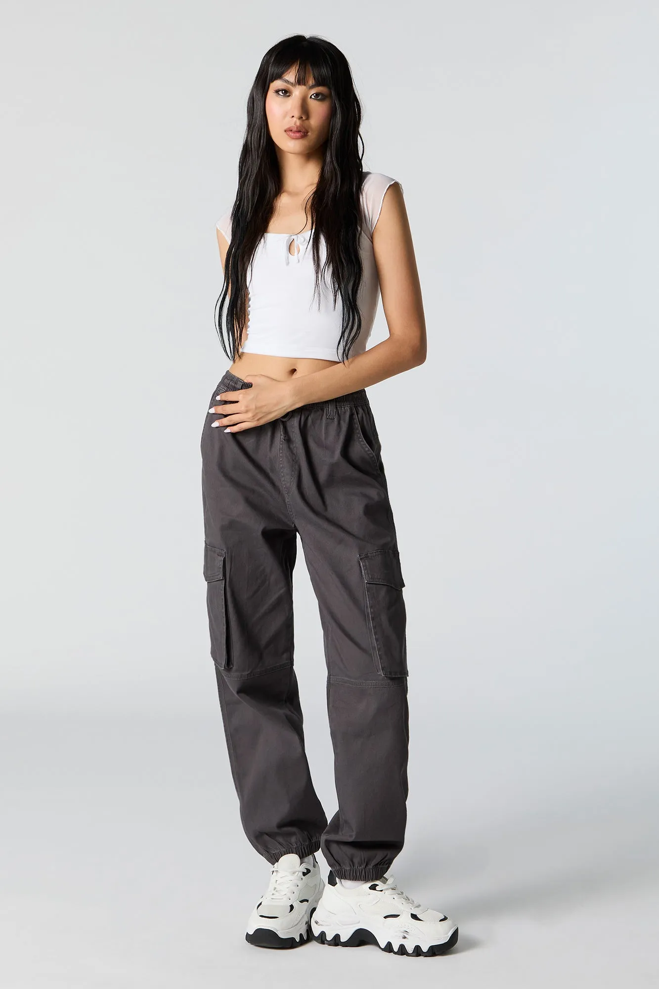 Drawstring Cargo Jogger