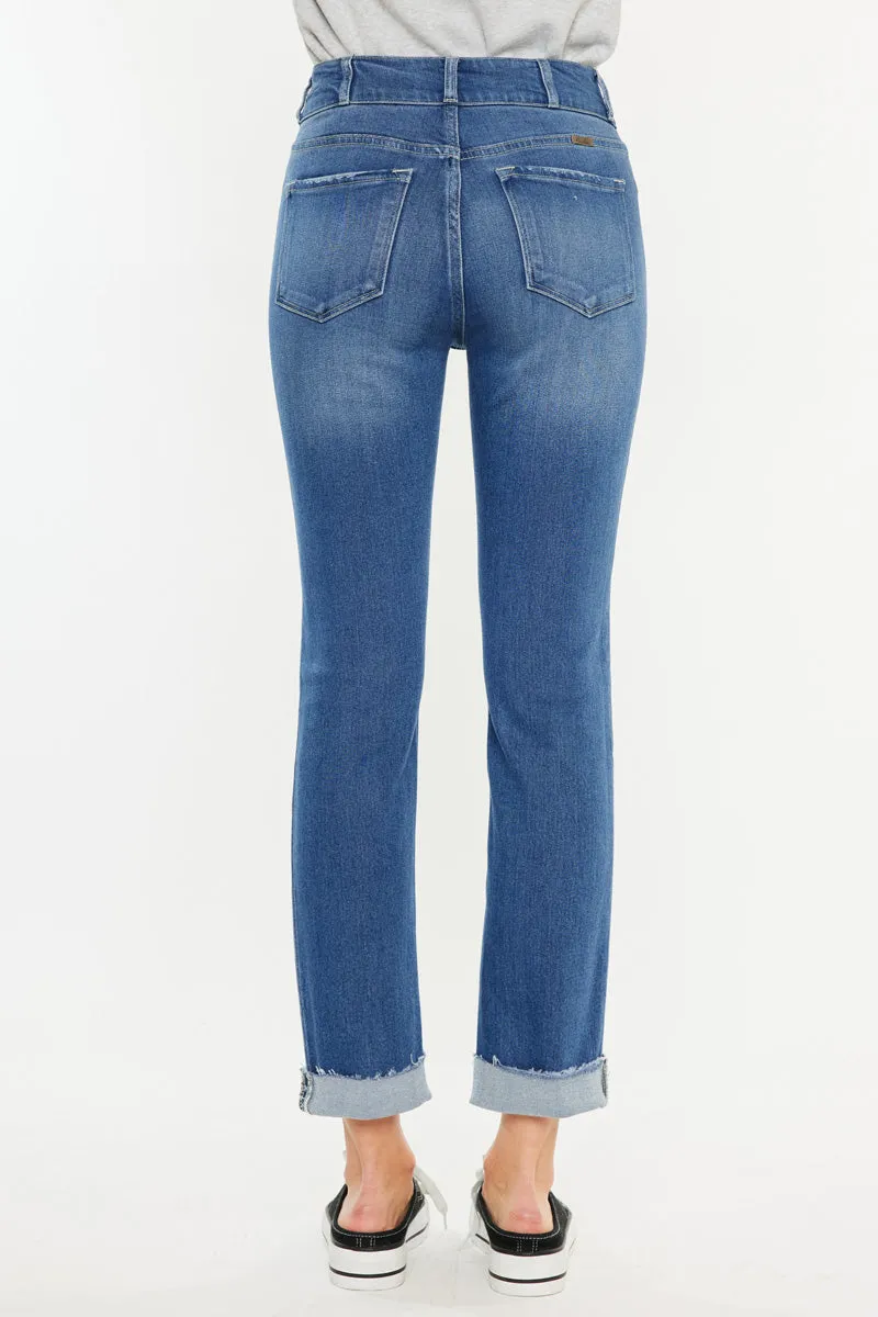 Esme Essentials High Rise Slim Straight Leg Jeans