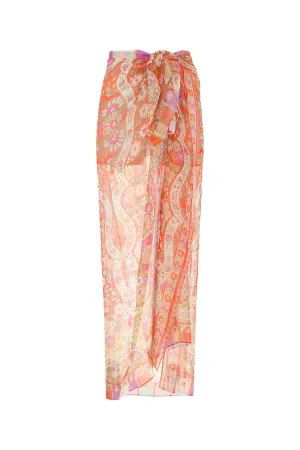 Etro Paisley Printed Midi Skirt