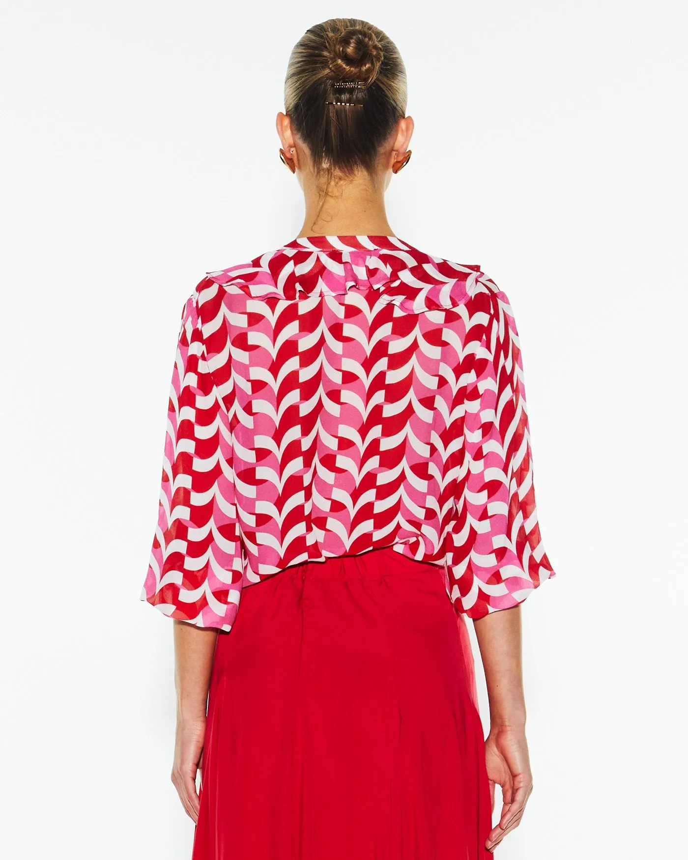 Fate Just Love Frill Blouse Geo Link