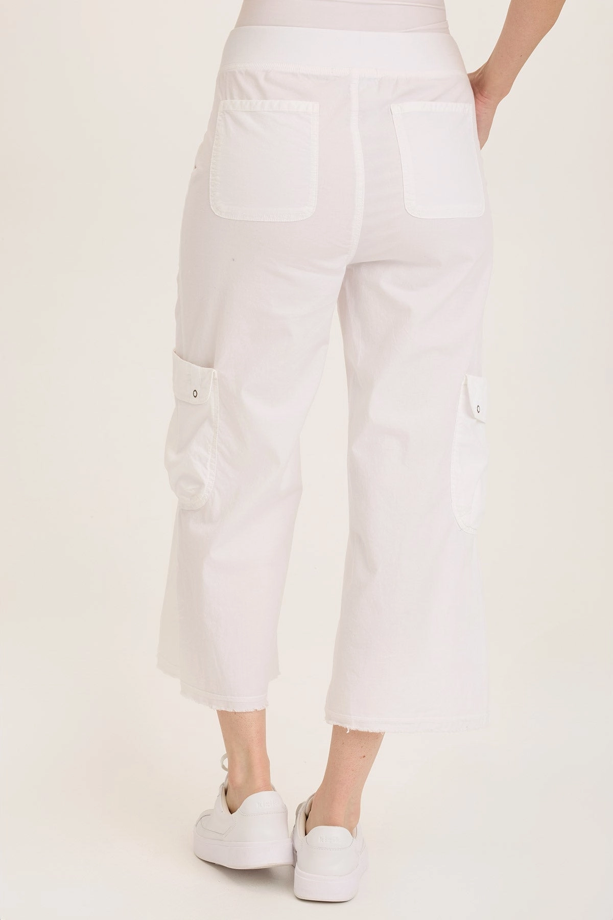 Femke Stretch Poplin Cargo Crop