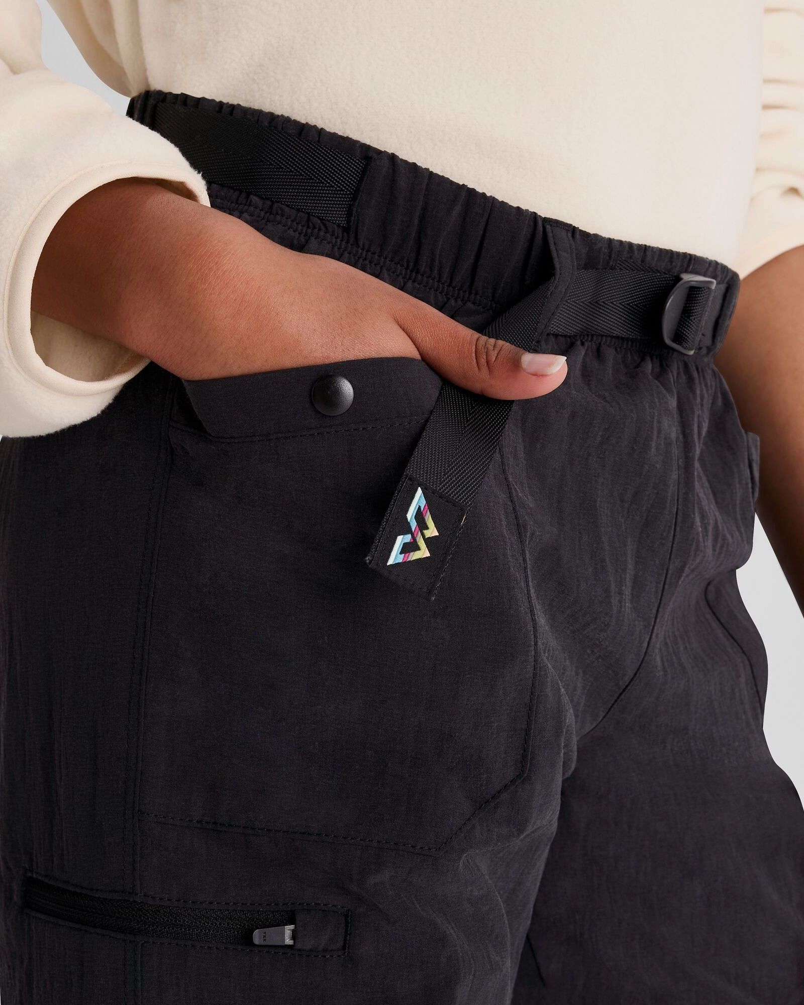 Girls' EVRY-Day  Lined Cargo Pants  - Black