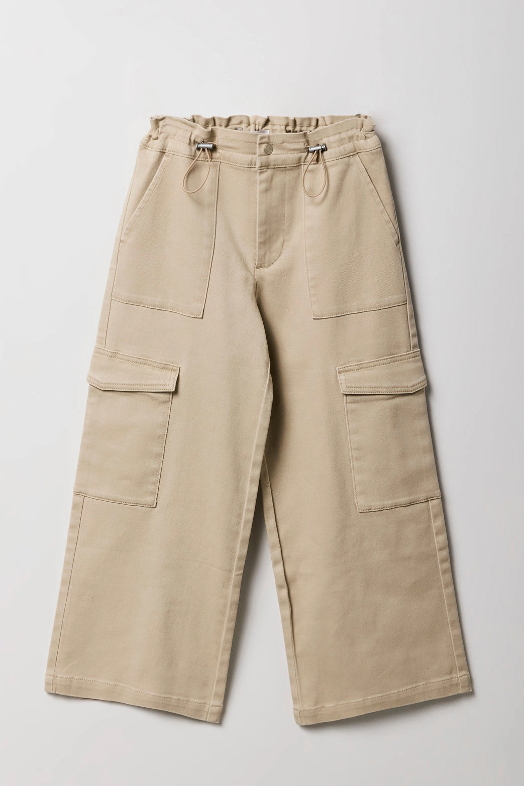 Girls Paperbag Toggle Cargo Pant