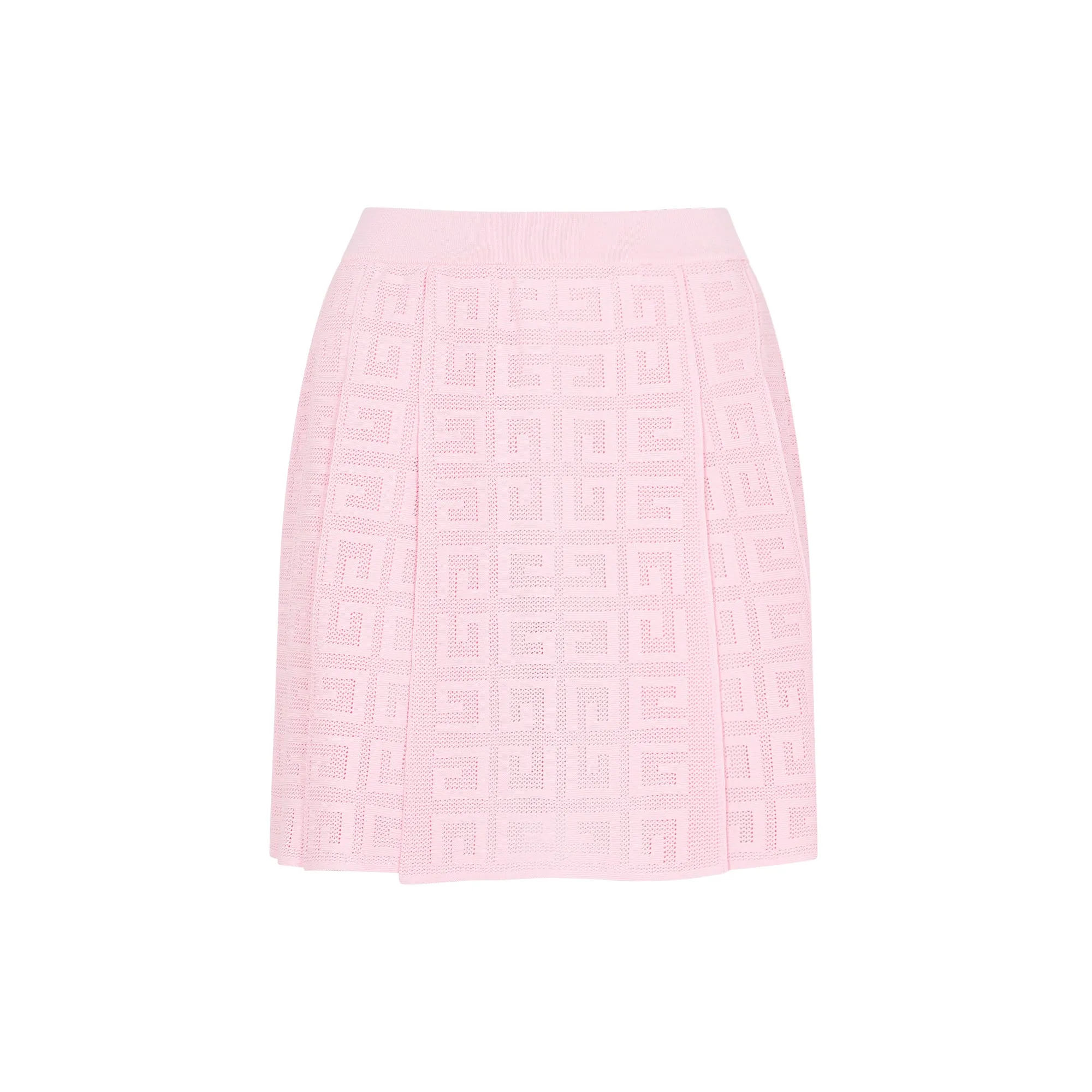 Givenchy 4G Jacquard Pleated Mini Skirt