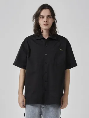Hard Yakka x Thrills Short Sleeve Work Shirt - Black