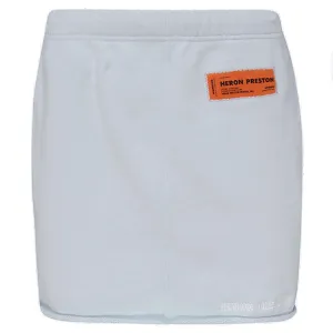 Heron Preston Logo Patch High-Waist Mini Skirts