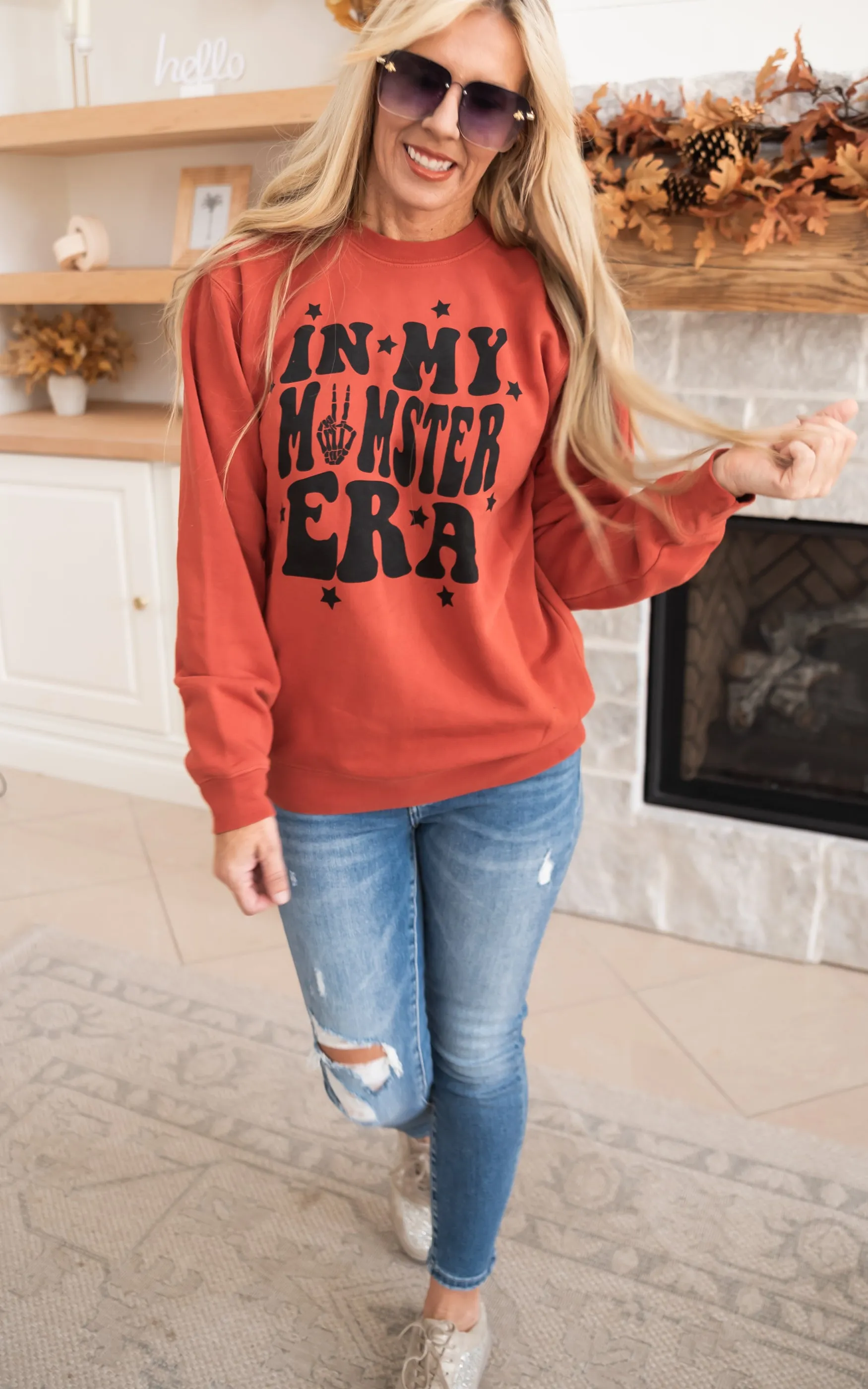 In My Momster Era Graphic Sweatshirt*- FINAL SALE